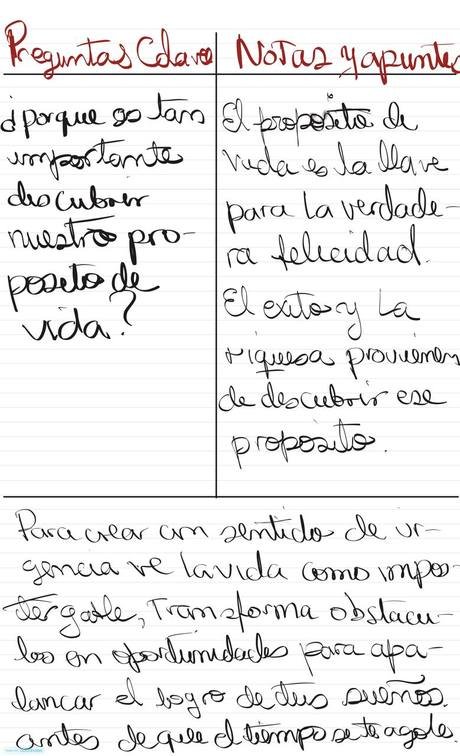 Apuntes sobre el propósito de vida