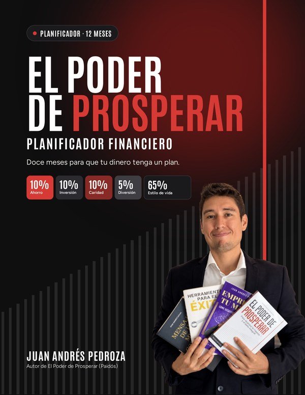 Portada del Planificador El Poder de Prosperar